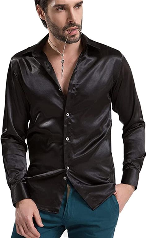 camisas de seda para hombre.